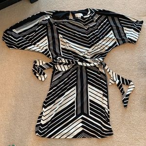 Black and white Jessica Simpson dress